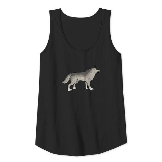 Wild Alpha Lone Wolf Tank Top