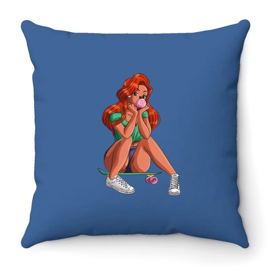 Retro 90S Roxanne Throw Pillows / Disney A Goofy Movie Nostalgic Throw Pillows