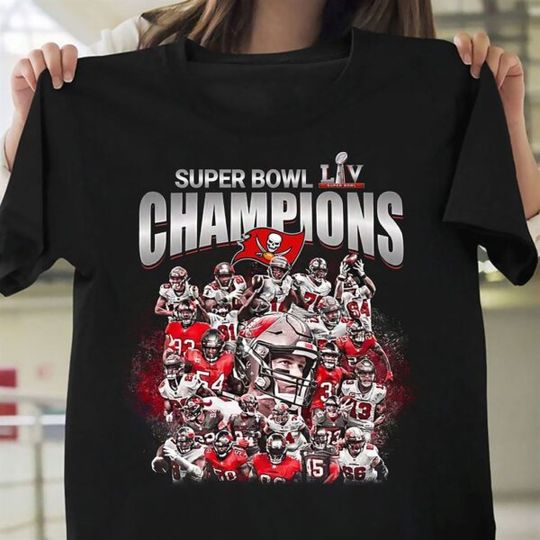 Super Bowl LV Tampa Bay Buccaneers Champion T-Shirt