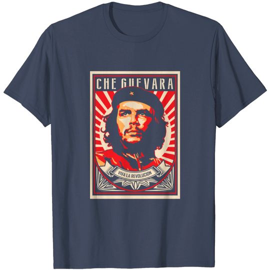Che Guevara Viva La Revolucion Retro Vintage Style T Shirt