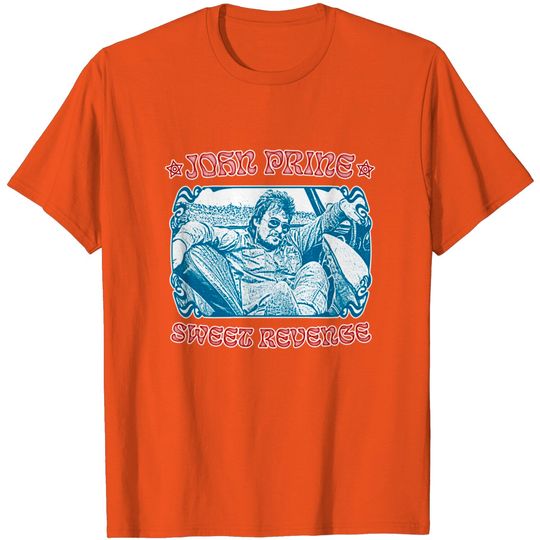 John Prine \/\/\/\ Retro 70s Style Fan Art Design - John Prine - T-Shirt