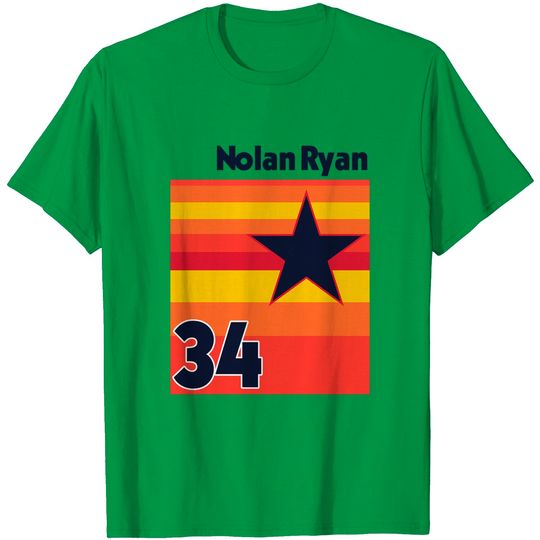 Retro Nolan Ryan Uniform Tribute - Baseball Lover - T-Shirt