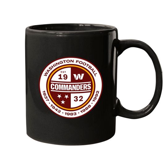 Hail To The Washington Commanders Football Mugs