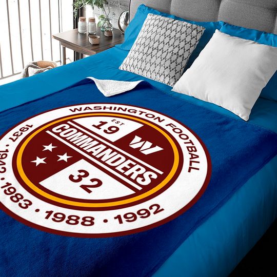 Hail To The Washington Commanders Football Baby Blankets