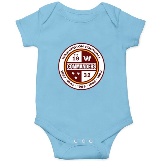 Hail To The Washington Commanders Football Onesie