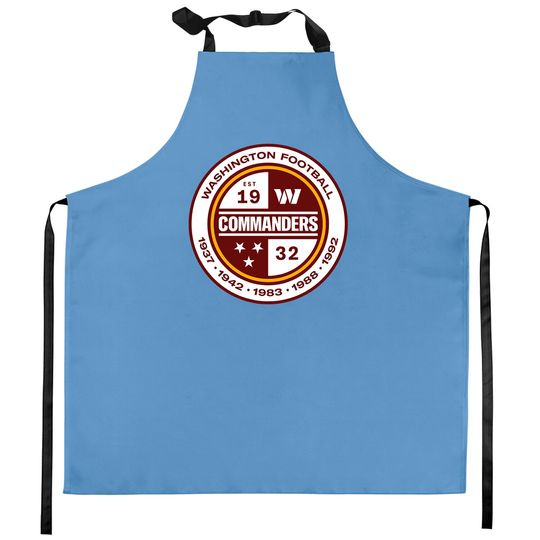 Hail To The Washington Commanders Football Kitchen Aprons