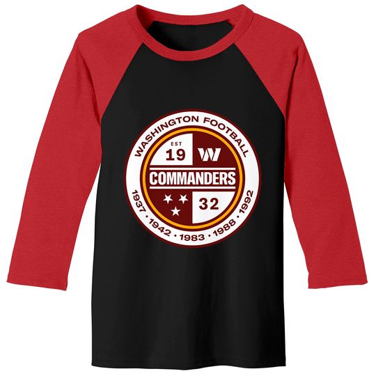 Hail To The Washington Commanders Football Baseball Tees