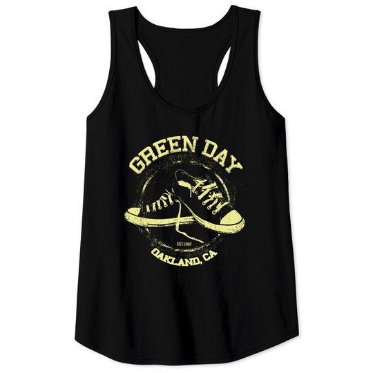 Men's Green Day All-Star Green Tank Tops