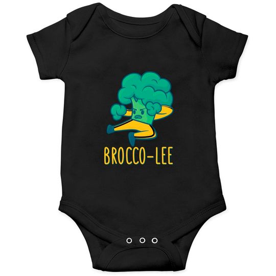 Vegetable Pun Dad Joke Brocco-Lee Broccoli Gifts Onesie