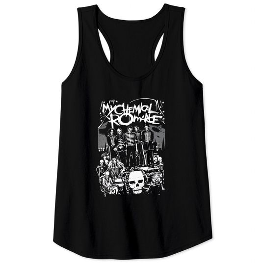Hot Topic My Chemical Romance The Black Parade Lineup Tank Tops