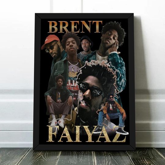 Brent Faiyaz Art Book Hip Hop Poster