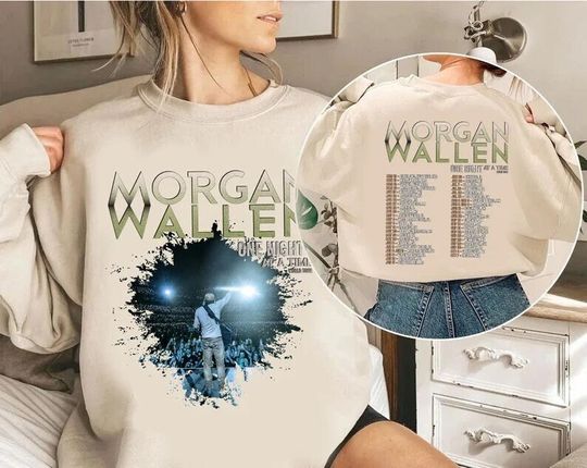Retro Morgan Wallens One Night At A Time World Tour 2023 Sweatshirt