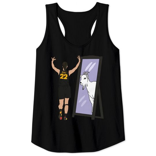 Caitlin Clark Mirror GOAT Tank Tops