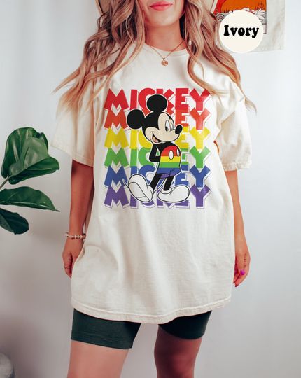 Disney Pride 2023 Shirt, Rainbow Mickey LGBT Pride Shirt, Disney LGBT Shirt