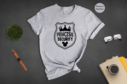 Princess Security Shirt, Disney Gift For Boyfriend, Disneyworld Tee, Birthday Shirt, Funny Disney Dad Shirt