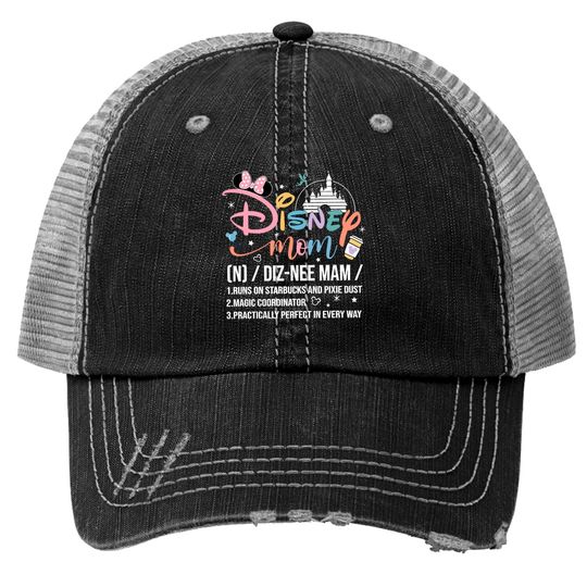 Disney mom define Trucker Hats, Mother's day Trucker Hats, Magic coordinator Trucker Hats