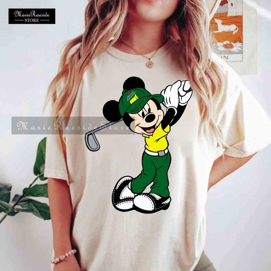 Colors Mickey Golf Shirt, Disney Family Matching Shirt