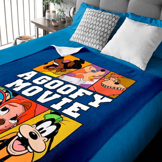 Disney A Goofy Movie Panel Character  Baby Blankets