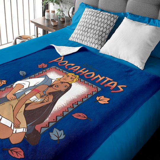 Comfort Colors Disney Pocahontas Water Color Baby Blankets