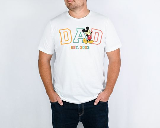 Disney Dad Mickey Maus Shirt, Dad 2023 Shirt, Disney Man T-shirt, Father's Day Disney Shirt