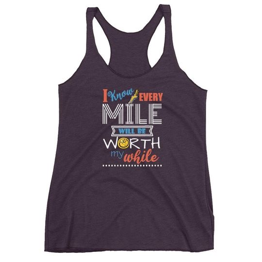 Hercules runDisney Tank Top Disney Shirt Every Mile is Worth My While Hercules Tank Top