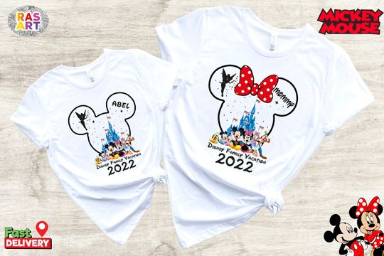 Disney Shirts, Disney Vacation Shirts, Disney Family Vacation 2022 Shirt, Disney Family Vacation Shirt