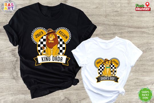 Dada Lion King Shirt, Mufasa Simba Shirt, The Lion King Disney Father's Day Shirt, Dad Life Shirt