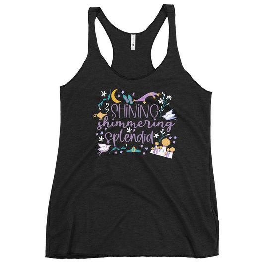 Jasmine Shining Shimmering Tank Top Aladdin Disney Princess Jasmine Tank Top