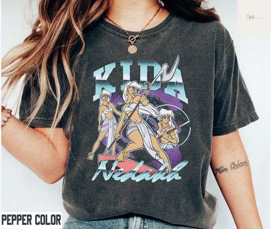Colors Disney Atlantis Shirt, Princess Kida Shirt, Disney Princess