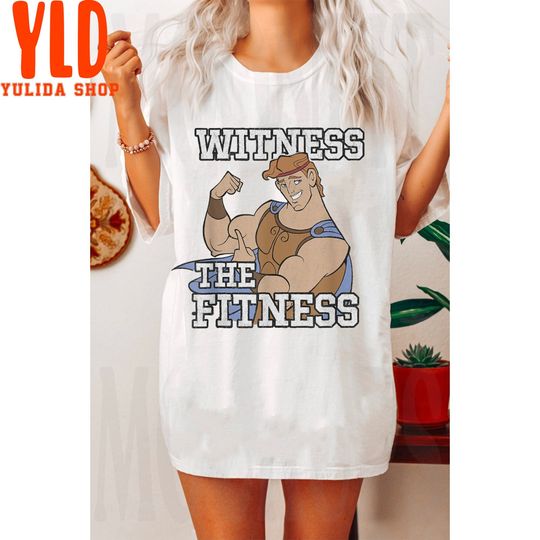 Disney Hercules Witness The Fitness Retro Shirt