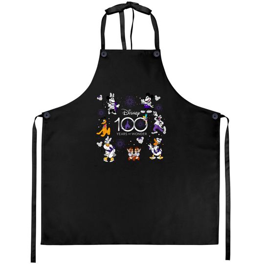Disney 100 Years of Wonder Aprons, Disney 100th Anniversary Aprons