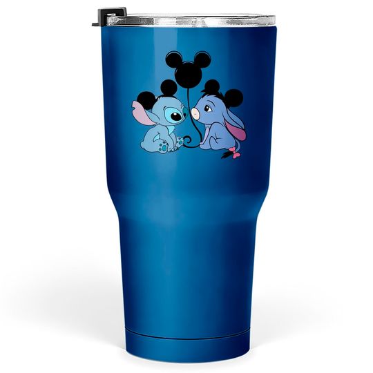 Stitch and Eeyore Tumblers 30 oz, Disney Tumblers 30 oz