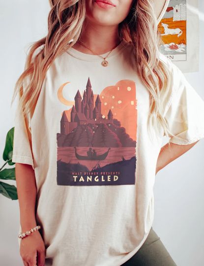 Vintage Disney Tangled Rapunzel T Shirt