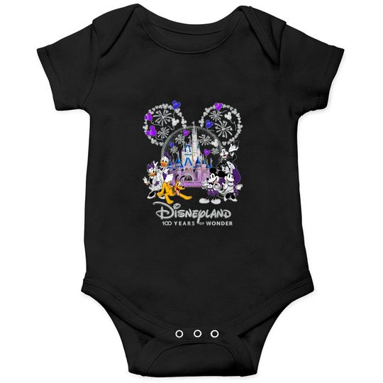 100th Disney Anniversary Onesies, Disney 100 Years of Wonder Onesies