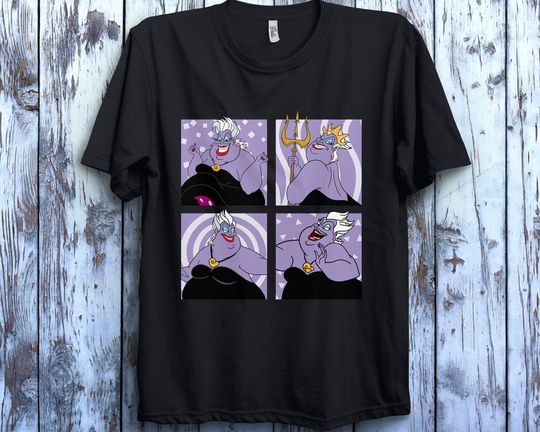 Cute Ursula Portrait Shirt, Disney The Little Mermaid Ursula T-Shirt