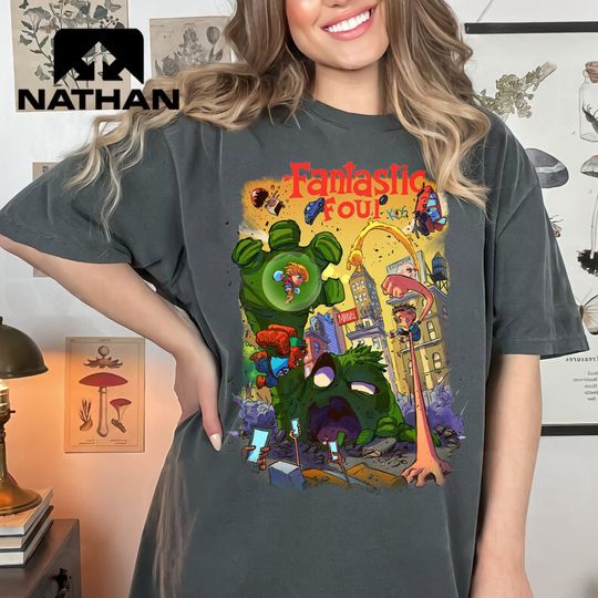 Retro Disney Marvel Shirt, Fantastic Four Shirt