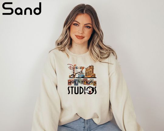 Vintage Disney Hollywood Studios Vacation Sweatshirt, Disney Trip Sweatshirt, Disney Hollywood Studios Tour Sweatshirt