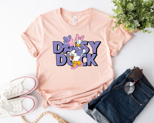 Daisy Duck Shirt, Retro Daisy Duck Shirt, Disney Shirt, Disneyland Shirt, Disney World Shirt