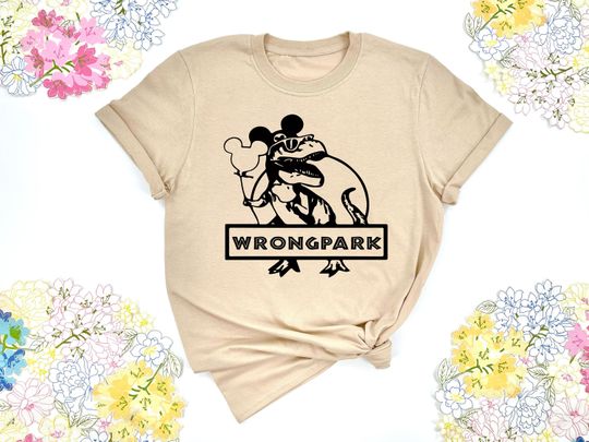 Wrong Park Shirt, Disney Shirt, Disneyland Theme Park Shirt, Jurassic Park Shirt, Disney Matching Shirt