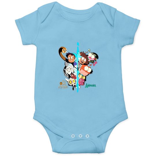 The Owl House and Amphibia Disney Onesies, The Owl House All Characters Onesies