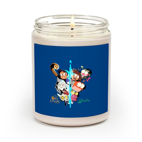 The Owl House and Amphibia Disney Scented Candles, The Owl House All Characters Scented Candles