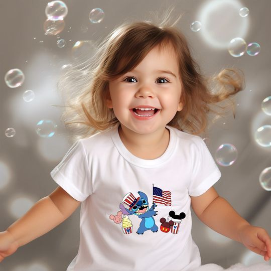 Disney Stitch 4th Of July Shirt, Disney 4th Of July Shirt, Fourth Of July Shirt