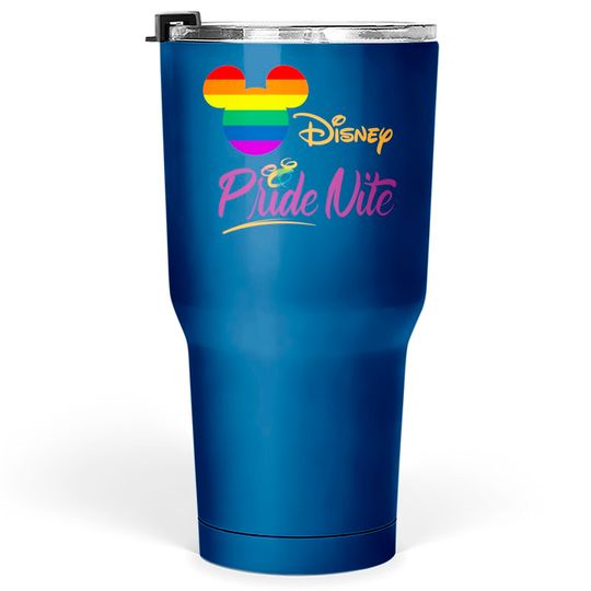 Mickey Mouse Lgbt Flag Rainbow Tumblers 30 oz, Disneyland After Dark Pride Nite, Mickey Pride Rainbow Tumblers 30 oz