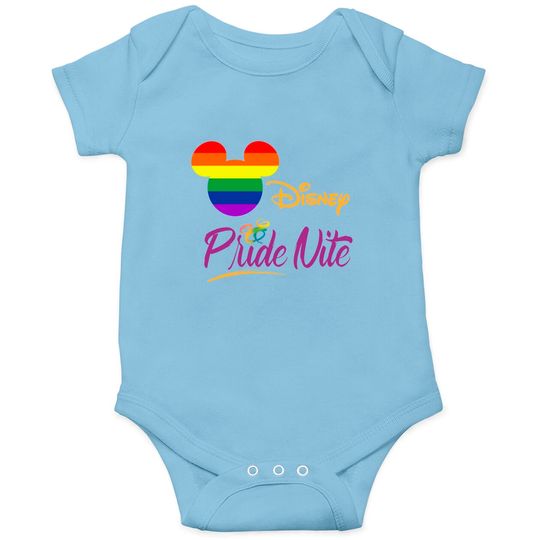 Mickey Mouse Lgbt Flag Rainbow Onesies, Disneyland After Dark Pride Nite, Mickey Pride Rainbow Onesies