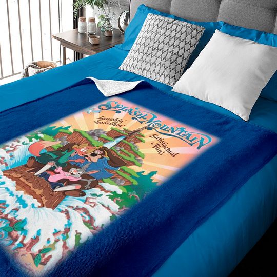 Vintage Splash Mountain Baby Blankets, Disney Family Baby Blankets, Brer Rabbit, Brer Bear, Brer Fox, Disney Ride Baby Blankets, WDW 2023