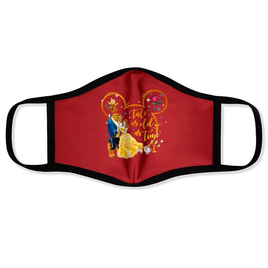 Disney Beauty And The Beast Face Masks, Belle Princess And The Beast Face Masks