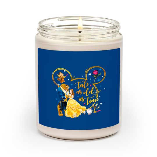 Disney Beauty And The Beast Scented Candles, Belle Princess And The Beast Scented Candles