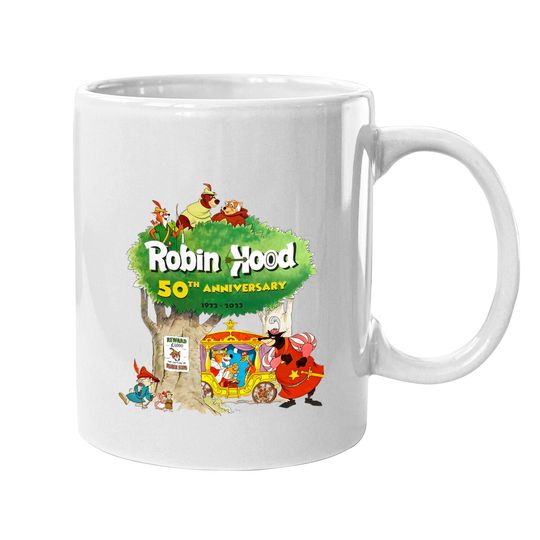 Disney Robin Hood Classic Mugs, Robin Hood Mugs