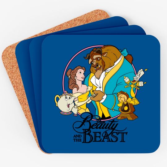 Disney Princess Belle Coasters, Disney Beauty and The Beast Coasters, Disney Vacation Coasters, Disney Castle, Disney Girl Trip, Disney Coasters