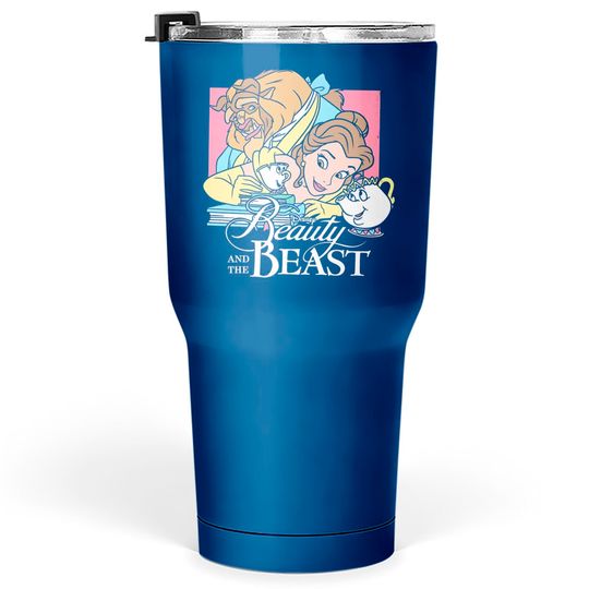 Disney Beauty And The Beast Vintage Tumblers 30 oz, Disney Princess Tumblers 30 oz